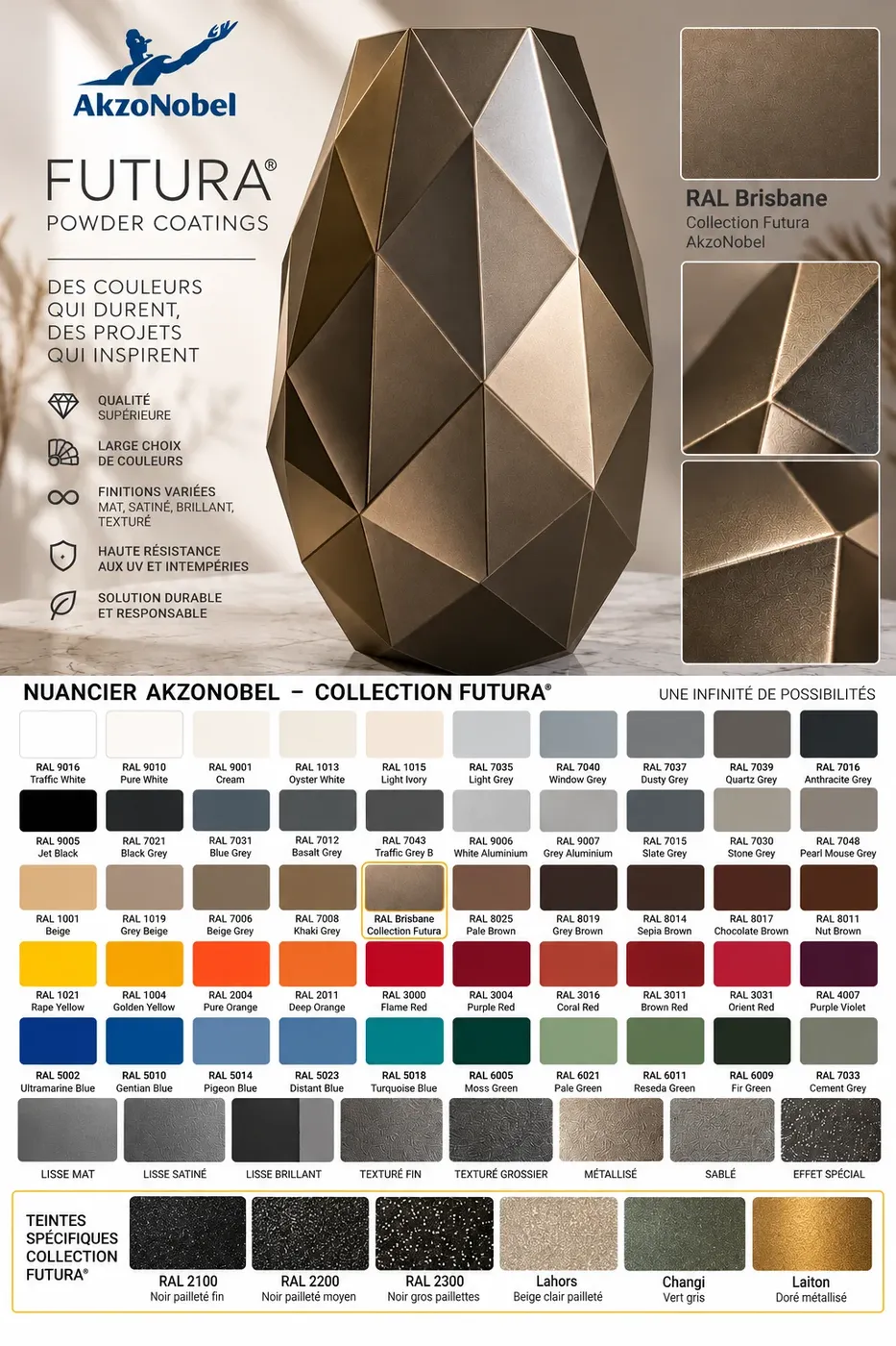 Portail aluminium sur-mesure thermolaqué